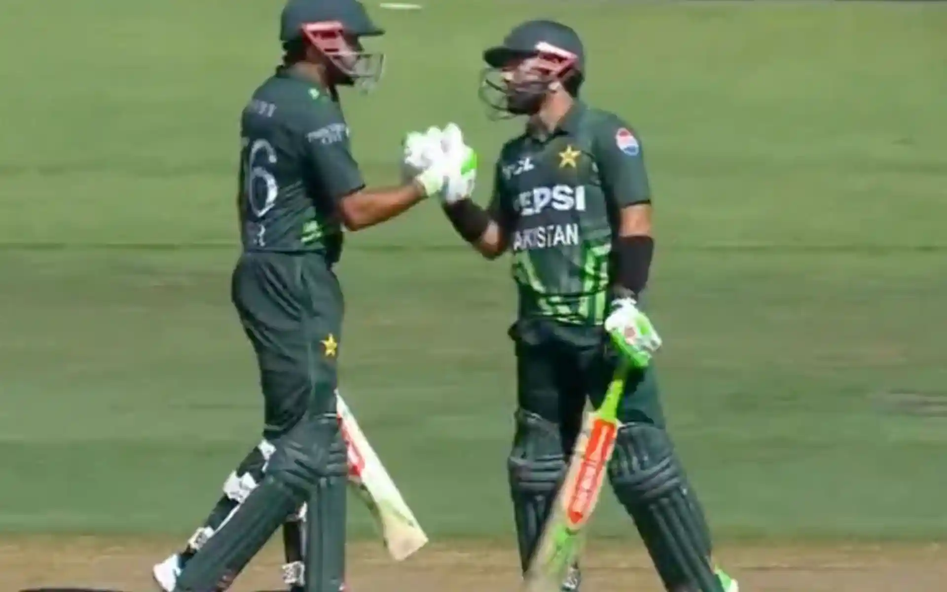 Rizwan Congratulates Babar Azam As He Breaks Dhoni's Record With A Fine Fifty